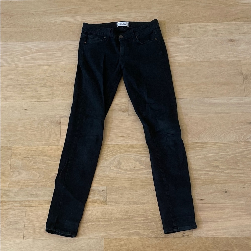 PAIGE Black Denim Jeans